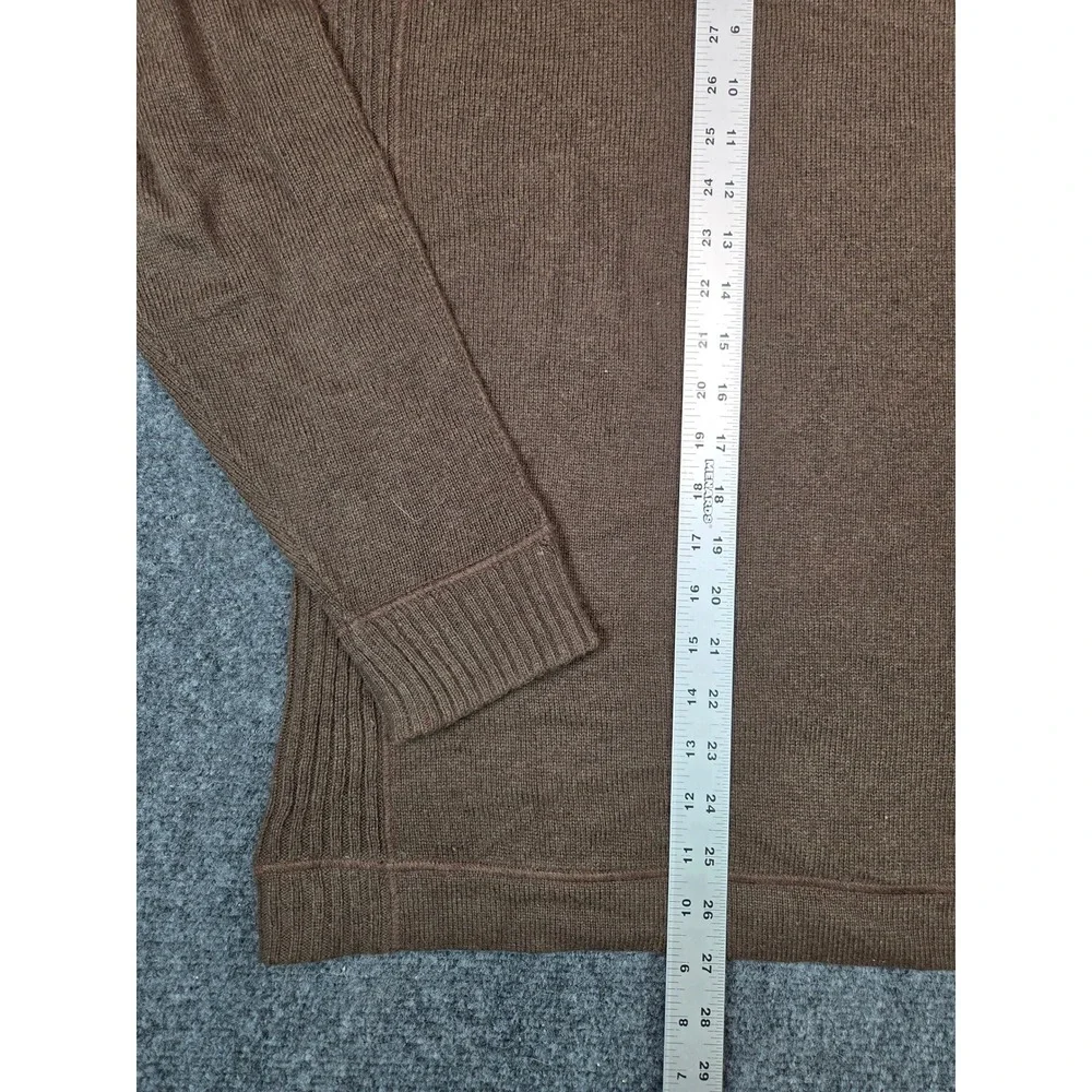 The North Face Mens Brown Cotton Wool Blend Crewneck Sweater AP3D Size Medium
